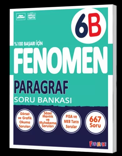 Fenomen Yayınları 6.Sınıf Paragraf B Soru Bankası