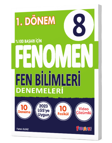 Fenomen Yayınları 8.Sınıf Fen Bilimleri Denemeler 1. Dönem