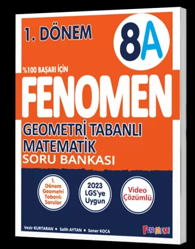 Fenomen Yayınları 8.Sınıf Geometri Tabanlı Matematik A Soru Bankası 1.