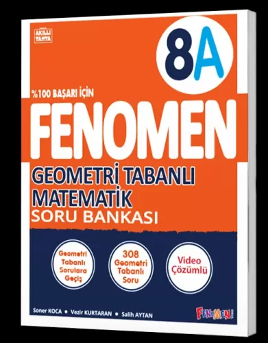 Fenomen Yayınları 8.Sınıf Geometri Tabanlı Matematik A Soru Bankası