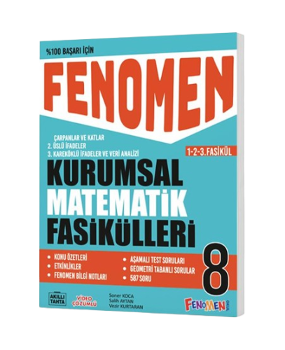 Fenomen Yayınları 8.Sınıf Kurumsal Matematik Fasikülleri