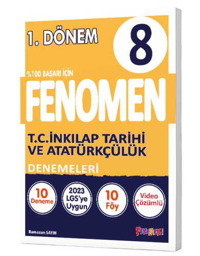 Fenomen Yayınları 8.Sınıf T.C. İnkılap Tarihi Ve Atatürkçülük Denemele