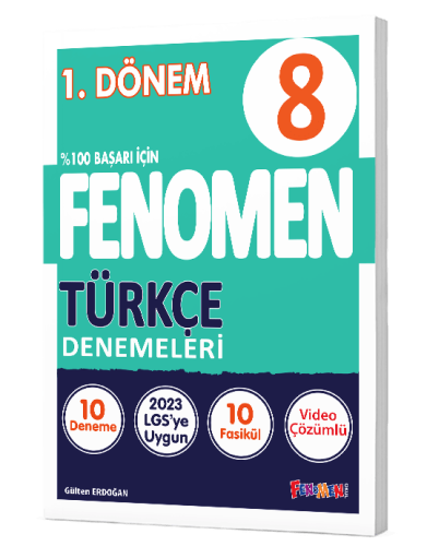 Fenomen Yayınları 8.Sınıf Türkçe Denemeler 1. Dönem