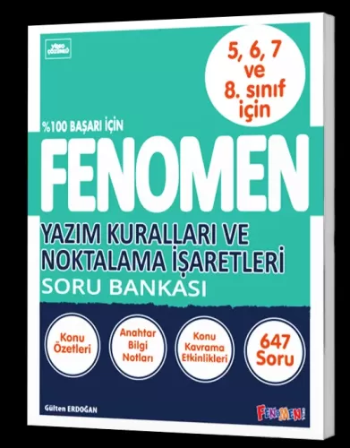 Fenomen Yayınları Yazım Kuralları Ve Noktalama İşaretleri Soru Bankası