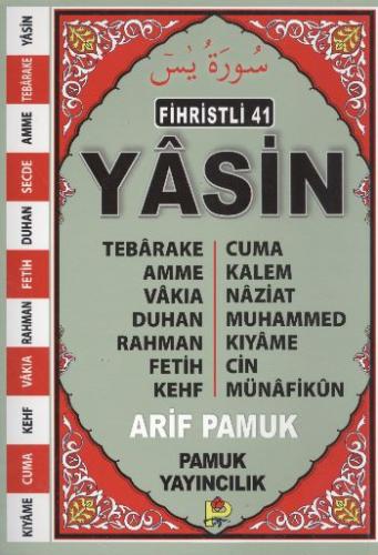 Fihristli 41 Yasin (Yas-111/P13) %25 indirimli Arif Pamuk