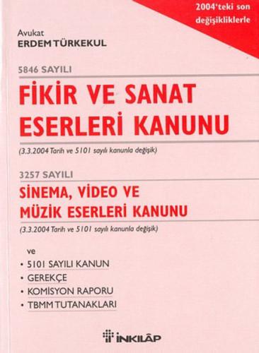 Fikir ve Sanat Eserleri Kanunu %15 indirimli Erdem Türkekul