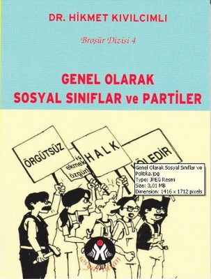 Genel Olarak Sosyal Sınıflar ve Partiler Hikmet Kıvılcımlı