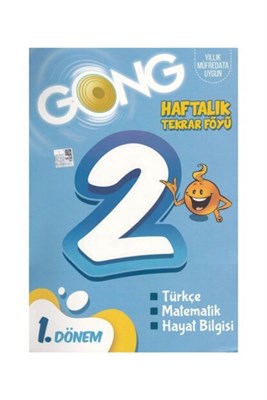 Gong 2. Sınıf 1. Dönem Haftalık Tekrar Föyü Kolektıf