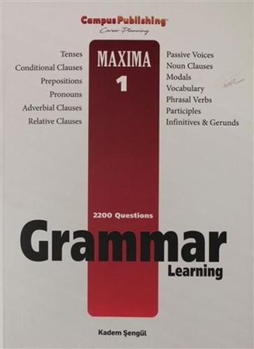 Grammar Learning - Maxima 1 Kadem Şengül