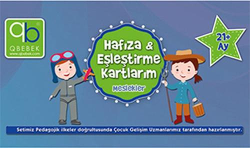 Hafıza ve Eşleştirme Kartlarım - Meslekler (21+Ay) %20 indirimli Kolek