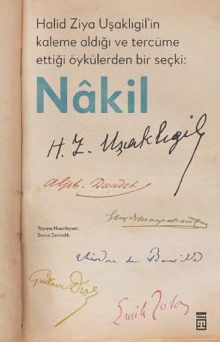 Halid Ziya Uşaklıgil’in Kaleme Aldığı ve Tercüme Ettiği Öykülerden Bir