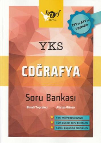 Harf Eğitim YKS Coğrafya Soru Bankası (Yeni) Binali Toprakçı - Alirıza