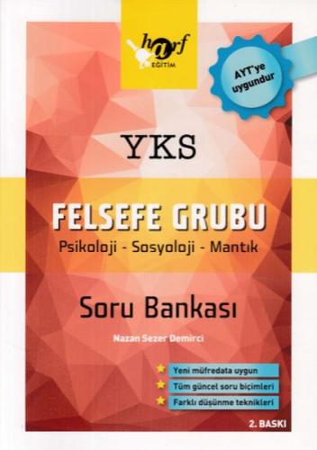 Harf Eğitim YKS Felsefe Grubu Soru Bankası (Yeni) Nazan Sezer Demirci