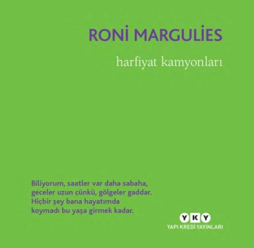 Harfiyat Kamyonları %18 indirimli Roni Margulies