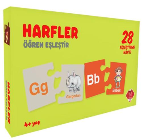 Harfler - Öğren Eşleştir (4+ Yaş) %20 indirimli Kolektif