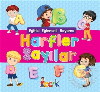 Harfler Sayılar - Eğitici Eğlenceli Boyama %20 indirimli Kolektif