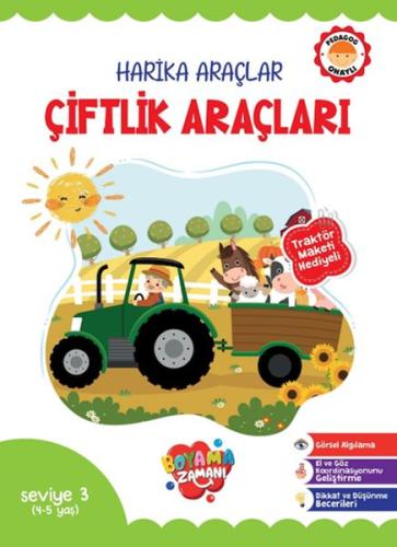 Harika Araçlar – Çiftlik Araçları Seviye 3 (4-5 Yaş) %25 indirimli