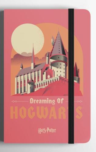 Harry Potter Sert Kapak Mini Defter Hogwarts Pembe %20 indirimli