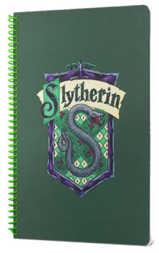 Harry Potter Slytherin Spiralli Defter Yeşil %20 indirimli