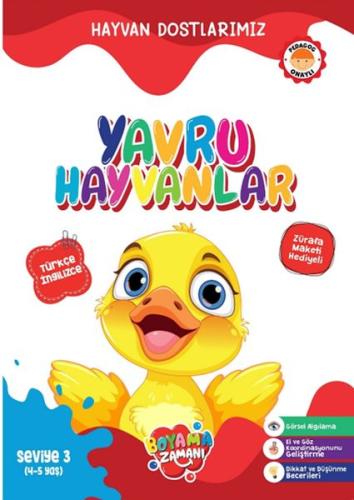 Hayvan Dostlarımız - Yavru Hayvanlar Seviye 3 (4-5 Yaş) %25 indirimli 