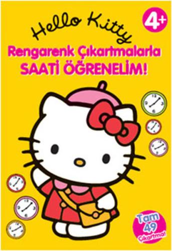 Hello Kitty Rengarenk çıkartmalarla Saati öğrenelim %10 indirimli Kole