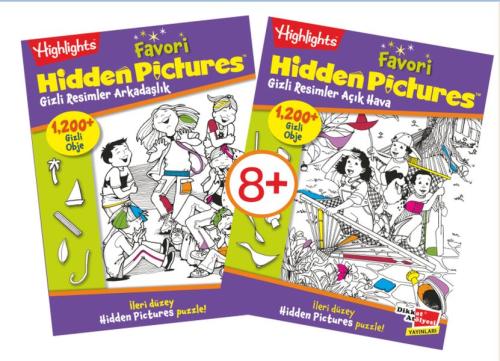 Highlights Favori Hidden Pictures (Gizli Resimler) 2'li Set Kolektif