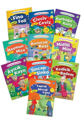 Hikayelerle Dini Değerler Set (10 Kitap Takım) %15 indirimli Asiye Asl