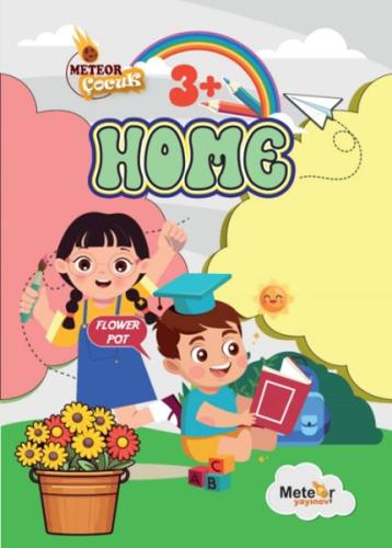 Homes (Ev Bölümleri) Türkçe – İngilizce Boyama Kitabı Umut Öz