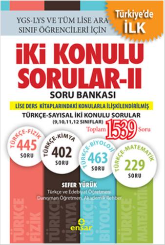 İki Konulu Sorular-II Soru Bankası Türkçe-Sayısal İki Konulu Sorular %