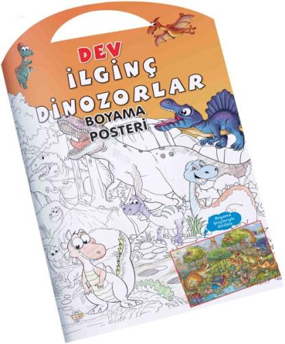 İlginç Dinozorlar Dev Boyama Posteri %23 indirimli