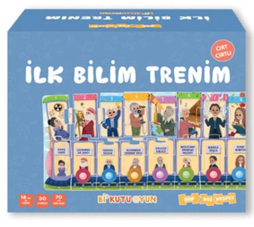 İlk Bilim Trenim - Cırt Cırtlı Yapboz ve Kitap Seti Buse Nazilli