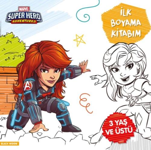 İlk Boyama Kitabım Black Widow - Marvel Super Hero Adventures Gökçe De