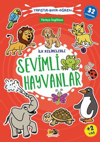 İlk Kelimelerle Sevimli Hayvanlar Yapıştır-Boya-Öğren %25 indirimli Em