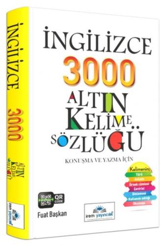 İngilizce 3000 Altın Kelime Sözlüğü İrem Yayıncılık Fuat Başkan