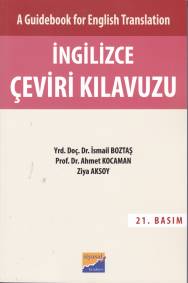 İngilizce Çeviri Kılavuzu (Cevap Anahtarı) İsmail Boztaş