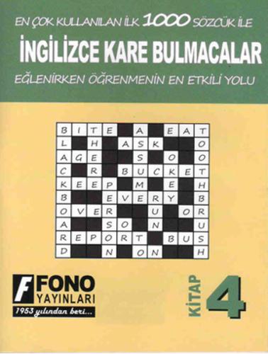 İngilizce Kare Bulmacalar 4 %14 indirimli Deniz Meriç