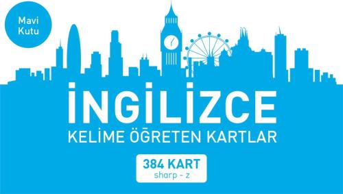 İngilizce Kelime Öğreten Kartlar Mavi Kutu (Sharp-z) %14 indirimli Kol