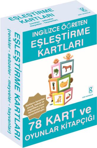 İngilizce Öğreten Eşleştirme Kartları 78 Kart ve Oyunlar Kitapçığı Orh