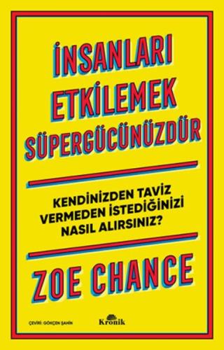 İnsanları Etkilemek Süpergücünüzdür %20 indirimli Zoe Chance