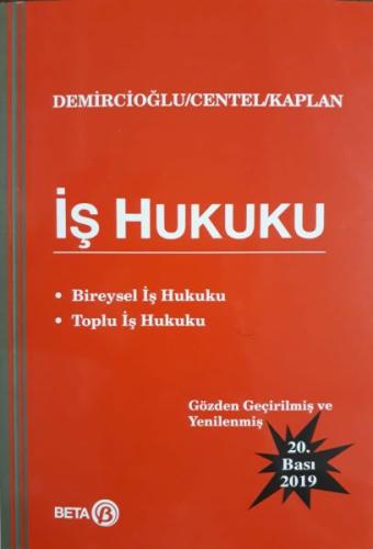 İş Hukuku (Bireysel İş Hukuku - Toplu İş Hukuku) %3 indirimli Tankut C