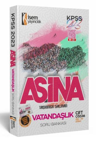 İsem Yayıncılık 2023 KPSS Aşina Vatandaşlık Çözümlü Soru Bankası %25 i