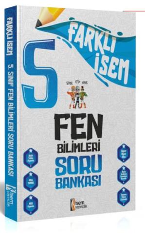 İsem Yayıncılık 2024 Farklı İsem 5.Sınıf Fen Bilimleri Soru Bankası %2