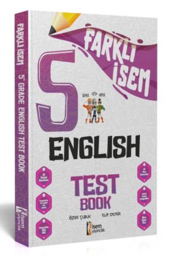 İsem Yayıncılık 2024 Farklı İsem 5.Sınıf İngilizce Soru Bankası %25 in