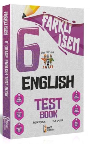İsem Yayıncılık 2024 Farklı İsem 6.Sınıf İngilizce Soru Bankası %25 in
