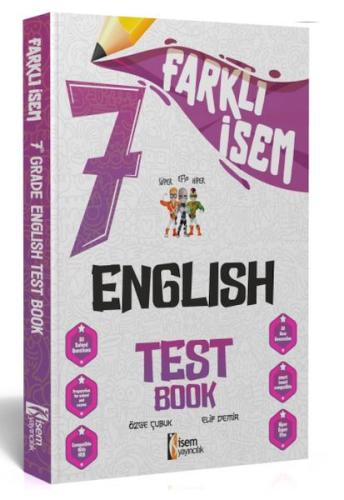 İsem Yayıncılık 2024 Farklı İsem 7.Sınıf İngilizce Soru Bankası %25 in