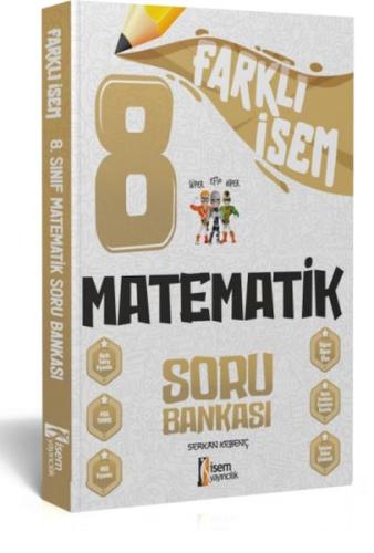 İsem Yayıncılık 2024 Farklı İsem 8.Sınıf Matematik Soru Bankası %25 in