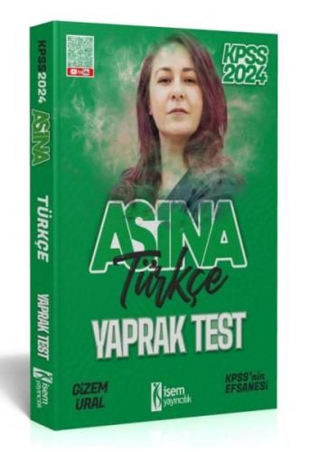 İsem Yayıncılık 2024 Kpss Aşina Türkçe Çek-Kopart Yaprak Test %25 indi