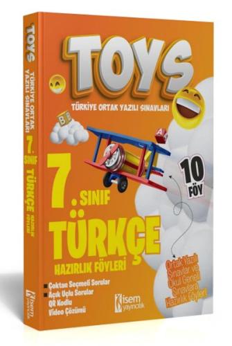 İsem Yayıncılık 2024 Toys 7. Sınıf Türkçe Hazırlık Föyleri %25 indirim