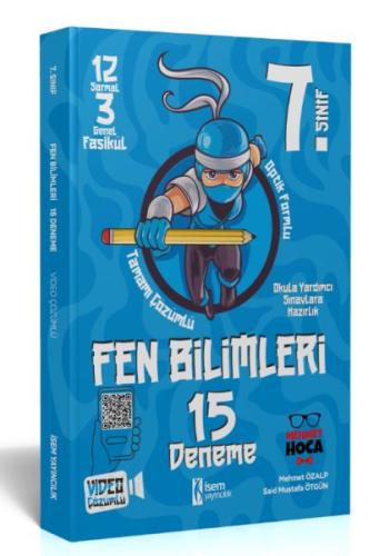 İsem Yayınları 7. Sınıf Fen Bilimleri 15 Çözümlü Deneme %25 indirimli 