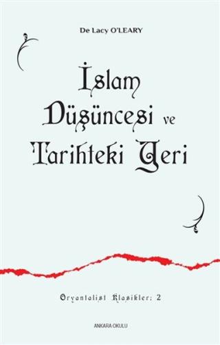 İslam Düşüncesi ve Tarihteki Yeri 2 %20 indirimli De Lacy O’Leary